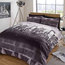 Duvet Cover With Pillowcase Bedding Set Skyline Union Jack Charcoal, Single
