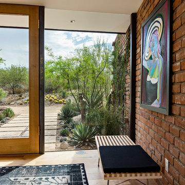 Mid-Century in Carefree | Entry View of the Garden