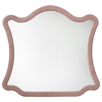ACME Salonia Mirror, Pink Velvet