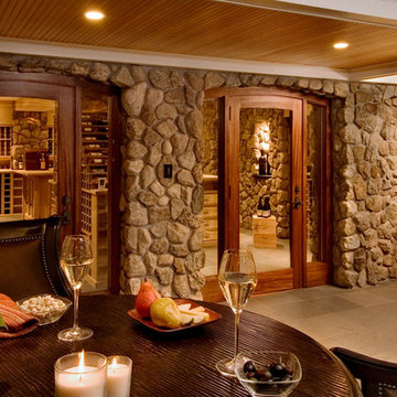 Custom Wine Cellar and Bar - Peterborough, NH