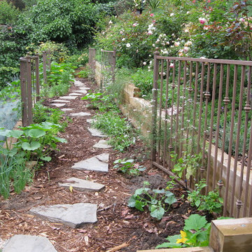Freshly Planted Vegetable Garden