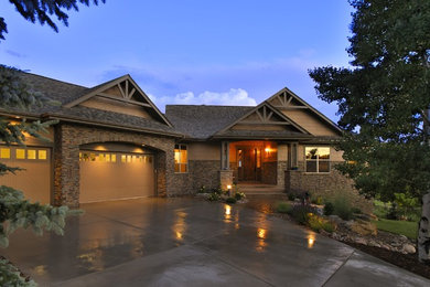 Inspiration for a timeless exterior home remodel in Denver
