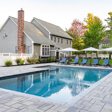North Reading Backyard Pool Oasis