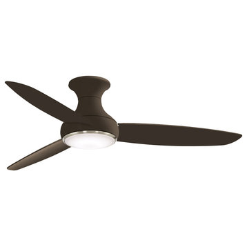 Minka Aire Concept III 54 in. LED Indoor/Outdoor Smart Ceiling Fan, Bronze