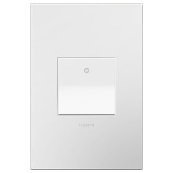Adorne PaddleTM Switch and White Wall Plate