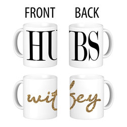 Oh, Susannah HUBS wifey Mug Set - Large Font - 11oz Mr. and Mrs Coffee Mugs - Products