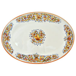 Mediterranean Serving Dishes And Platters Ornato Serving Platter, Large
