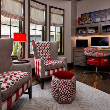 Colorful, Whimsical Home Office for Her