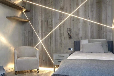 Example of an urban bedroom design in Milan