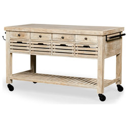 Farmhouse Kitchen Islands And Kitchen Carts by HedgeApple