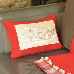 Pillow Sleigh Ride - Decorative Pillows