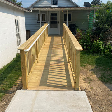 Wooden Wheelchair Ramp