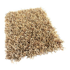 5'x5' SQ, Mimosa Bling Shag Custom Rug, 68.2 oz Carpet