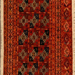 Persian Turkeman 2'3 X 4'7 - Area Rugs