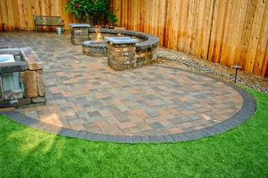 Example of a patio design in Chicago
