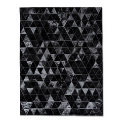 Kahn Cowhide Rug (Black) - Products