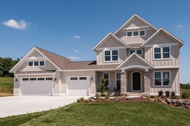 Example of an exterior home design in Other