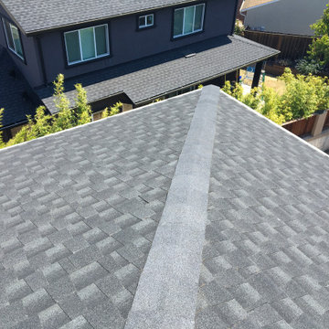 Black Asphalt Roof Project