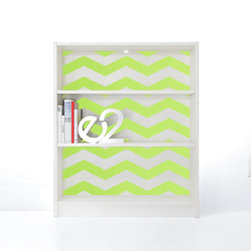 PANYL Citron Chevrons for IKEA BILLY - Home Decor