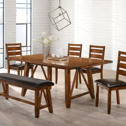 Logan Dining Table with Bench Set - Dining Sets
