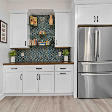 Pristine McLean Kitchen & Basement Remodel Offers Functionality for Large Family