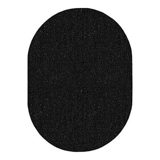 Saturn Collection Solid Color Indoor Outdoor Area Rugs, 6' x 8' Oval ...