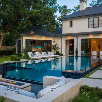 Landscape and negative edge pool