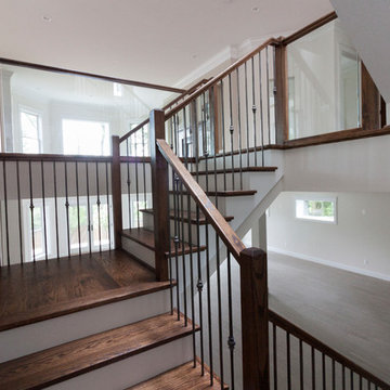Project #44 | Contemporary Staircase with Skylit Stairwell