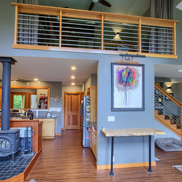 Upper Office Space and Stairs