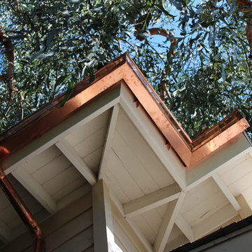 Seamless Copper Rain Gutters in Los Angeles