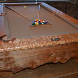 Big Leaf Maple billiards and ping pong table - Game Tables