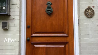 Capitol Hill Antique Mahogany Door
