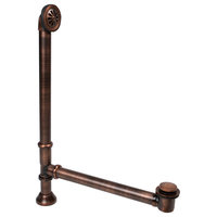 SinkSense 1.5" Pop-Up Bathtub Drain and Overflow Kit, Antique Copper
