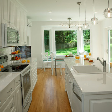 Crisp and Clean White Kitchen