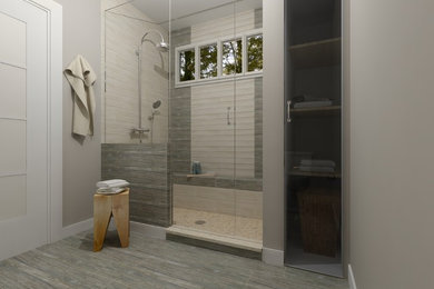Wood Plank Tiles for a Spa Look