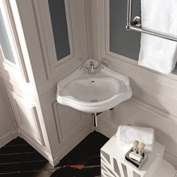 Retro 1032 Corner Bathroom Sink 16.1" x 17.9" - Bathroom Sinks