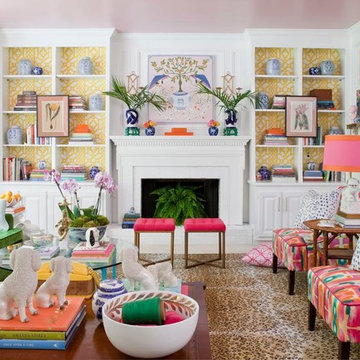 Paige MInear  - Spring One Room Challenge - Trimmed Drapery and Roman shade