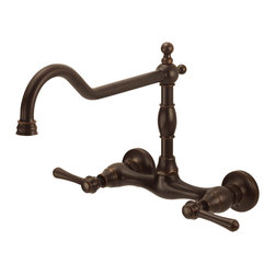 Danze Opulence&trade; Two Handle Bridge Wall Mount Kitchen Faucet - Kitchen Faucets