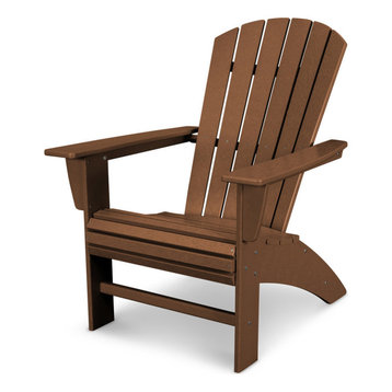 Nautical Curveback Adirondack Chair, Teak