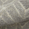 Weave & Wander Palatez Gray/Natural Rug, 2'6"x8'