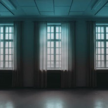 purple orange gothic screen room