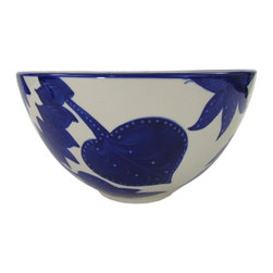 Le Souk Ceramique - Deep Stoneware Salad Bowl Jinane Design - Serving And Salad Bowls