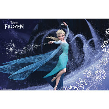 Frozen Elsa Poster, Premium Unframed