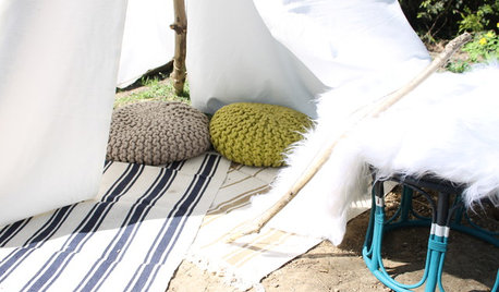 DIY : Fabriquer un tipi pour profiter des beaux jours