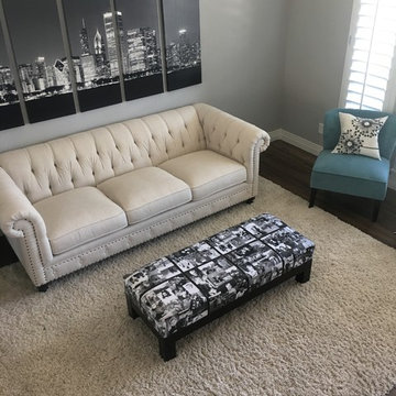 All new dyed hickory floors