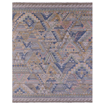 Moroccan Hand Knotted Wool Rug 8' 1" X 10' 1" - Q22372