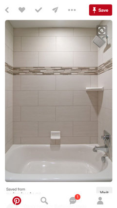 12x24 Tile Layout On Shower Walls