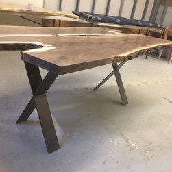 Live Edge Local Black Walnut Table - Dining Tables