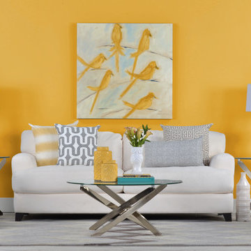 Happy Yellow Living Room