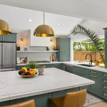 Ansari Kitchen Relocated and Entertainment Room Remodel